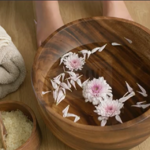 Wooden Spa Bowl